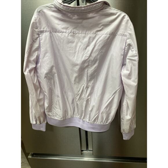 The Zod Club Womens Windbreaker Jacket Long Sleeve Violet Size Medium - Picture 3 of 6